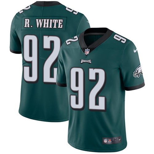 Nike Eagles #92 Reggie White Midnight Green Team Color Men's Stitched NFL Vapor Untouchable Limited Jersey - Click Image to Close